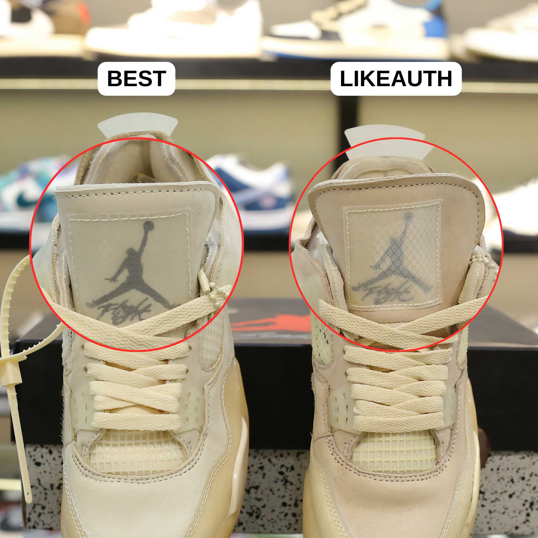 Nike Air Jordan 4 Retro Off-White Sail Best Quality