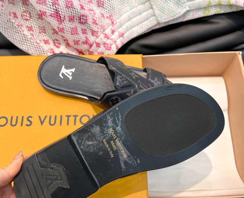 Dép LV Oasis Mule Monogram Eclipse Best Quality