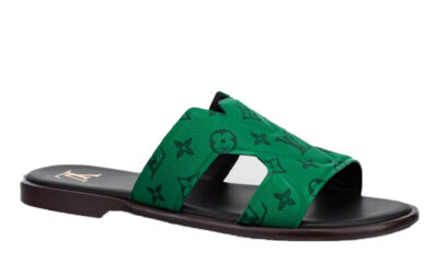 Dép LV Oasis Mule Monogram Eclipse Green