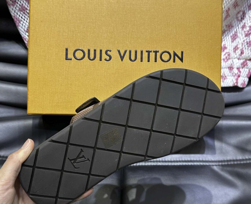 Dép LV Venice Mule Monogram Eclipse Best Quality