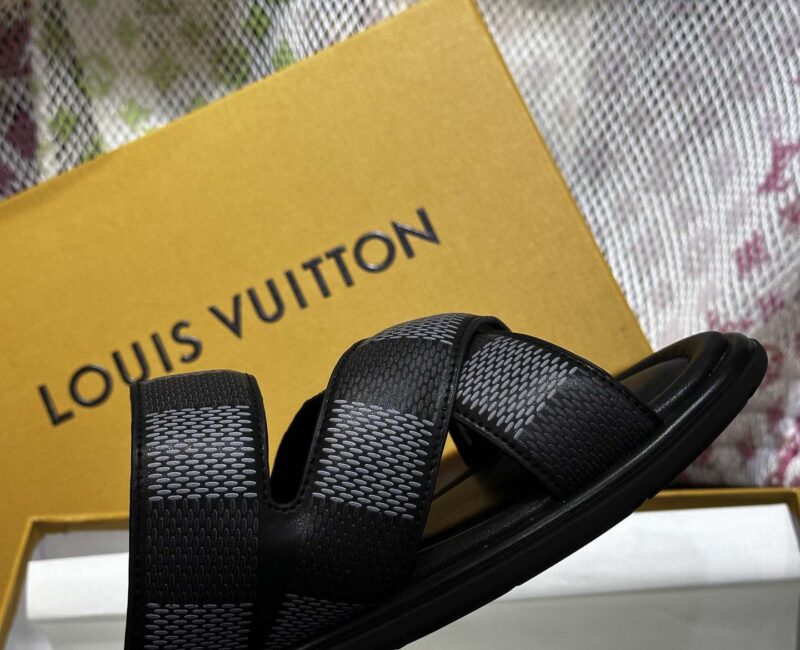 Dép LV Venice Mule Monogram Eclipse Best Quality