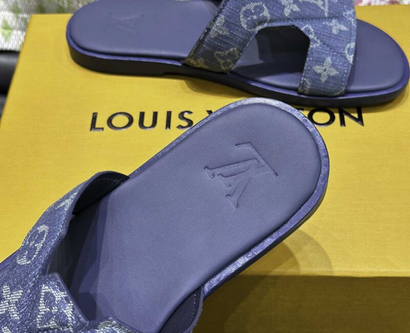 Dép Nam Louis Vuitton Oasis Mules Monogram Denim