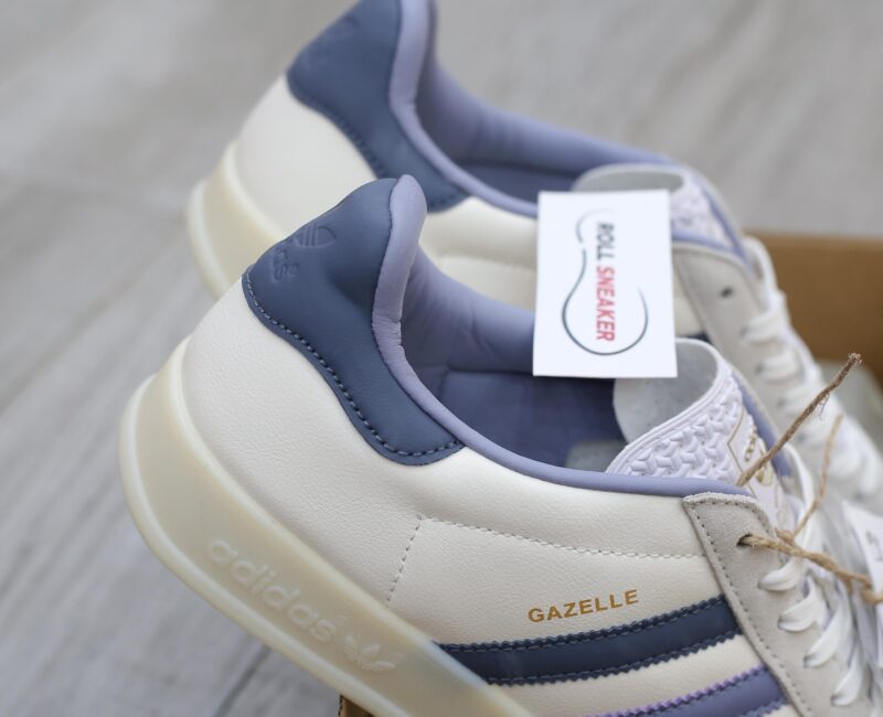 Giày Adidas Originals Gazelle Indoor White Navy Like Auth