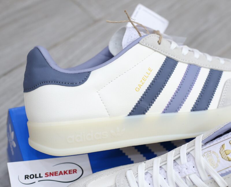 Giày Adidas Originals Gazelle Indoor White Navy Like Auth