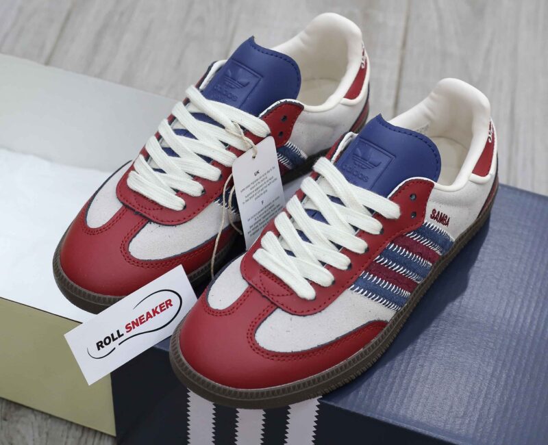 Giày Adidas Samba OG Notitle Maroon Like Auth