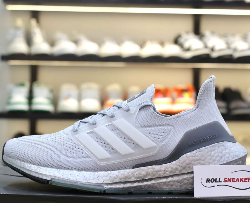 Giày Adidas Ultraboost 21 J 'Crystal White Silver' Like Auth