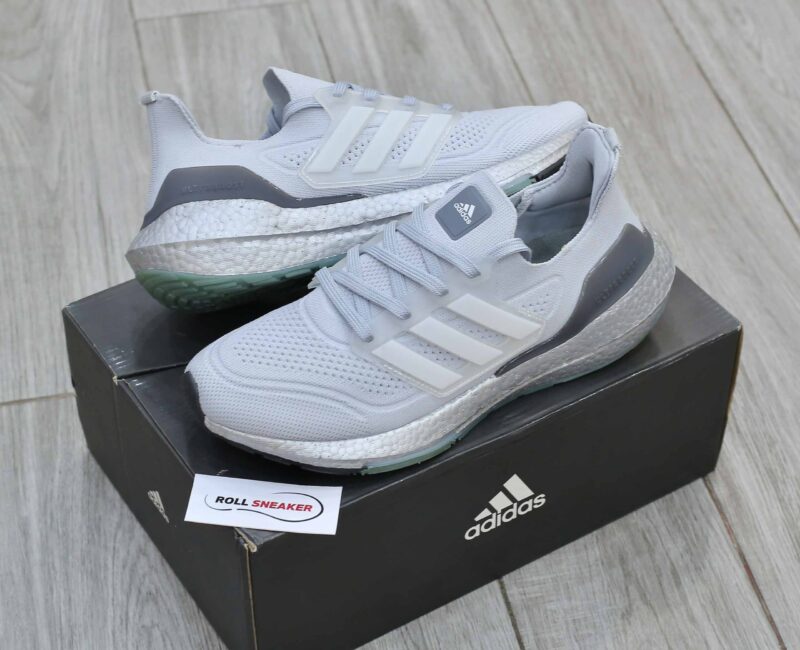 Giày Adidas Ultraboost 21 J 'Crystal White Silver' Like Auth