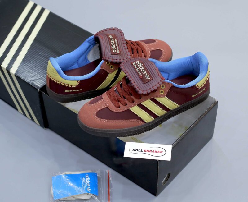 Giày Adidas x Wales Bonner Nylon Samba Fox Brown Like Auth