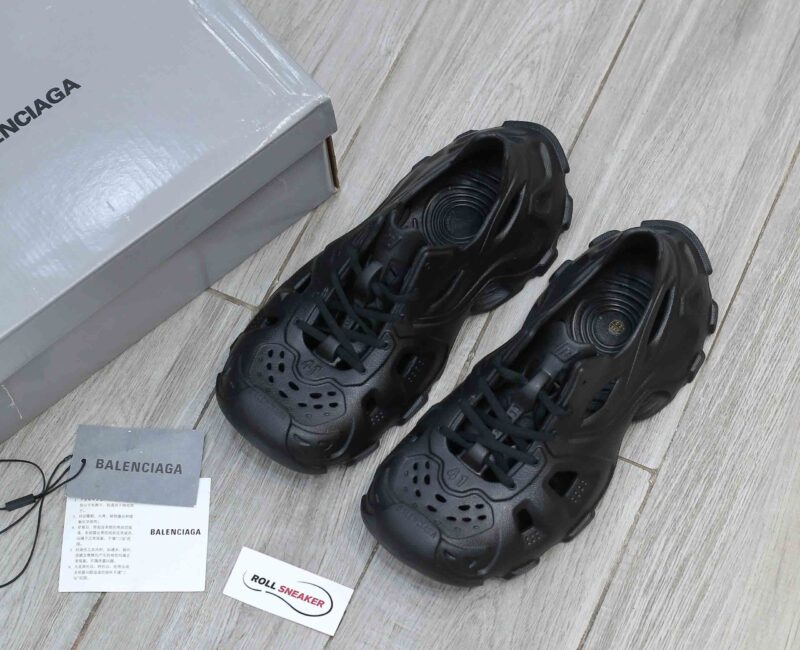 Giày Balenciaga HD Lace Up Black Like Auth