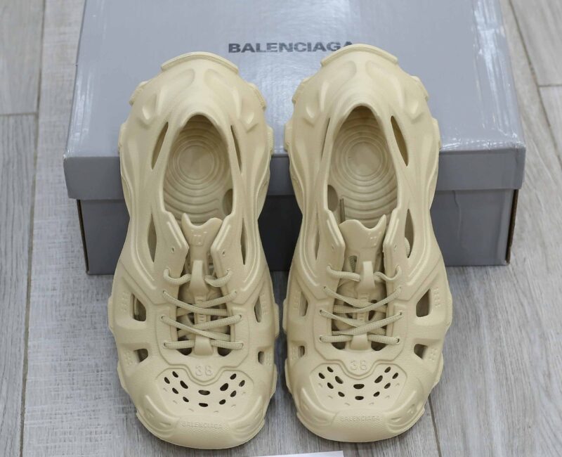 Giày Balenciaga HD Lace-up Trainers 'Nude' Like Auth