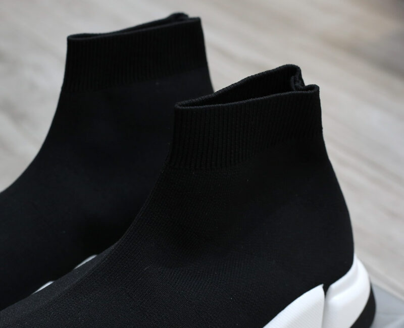 Giày Balenciaga Man Black And White Speed 2.0 Best Quality