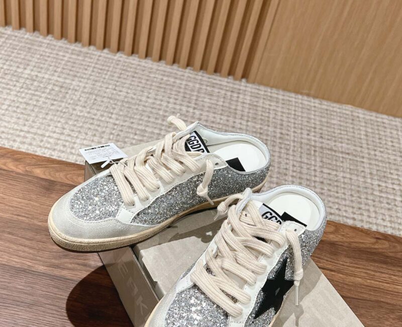 Giày Golden Goose Ball Star Slip on Glitter Detailing Best Quality