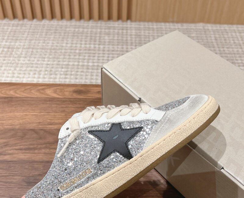 Giày Golden Goose Ball Star Slip on Glitter Detailing Best Quality