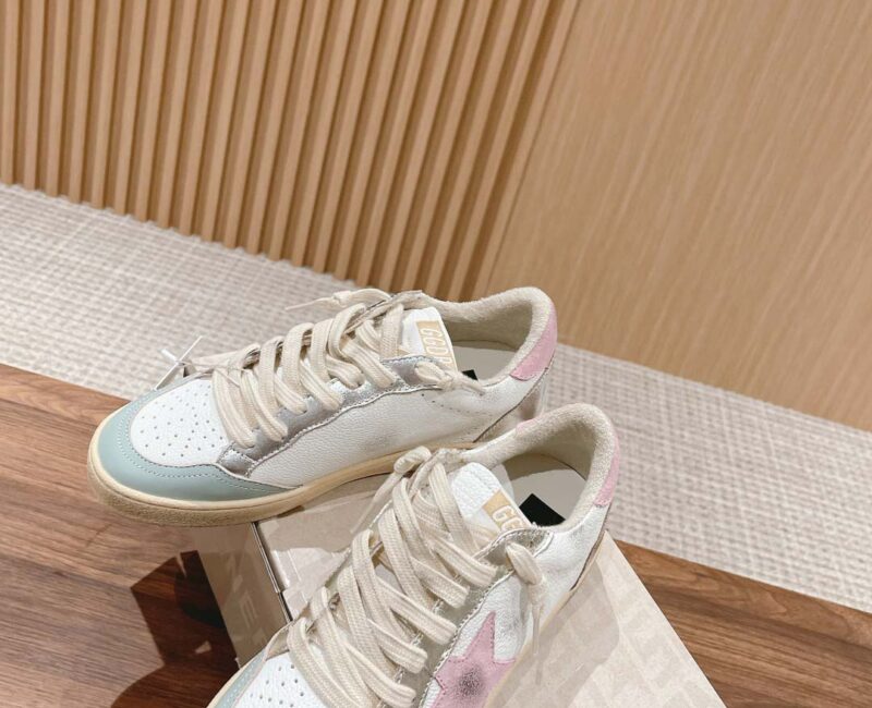 Giày Golden Goose Ball Star Suede Star-Patch Leather Trainers Best Quality