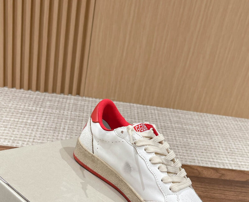 Giày Golden Goose Ball Star White Red Best Quality