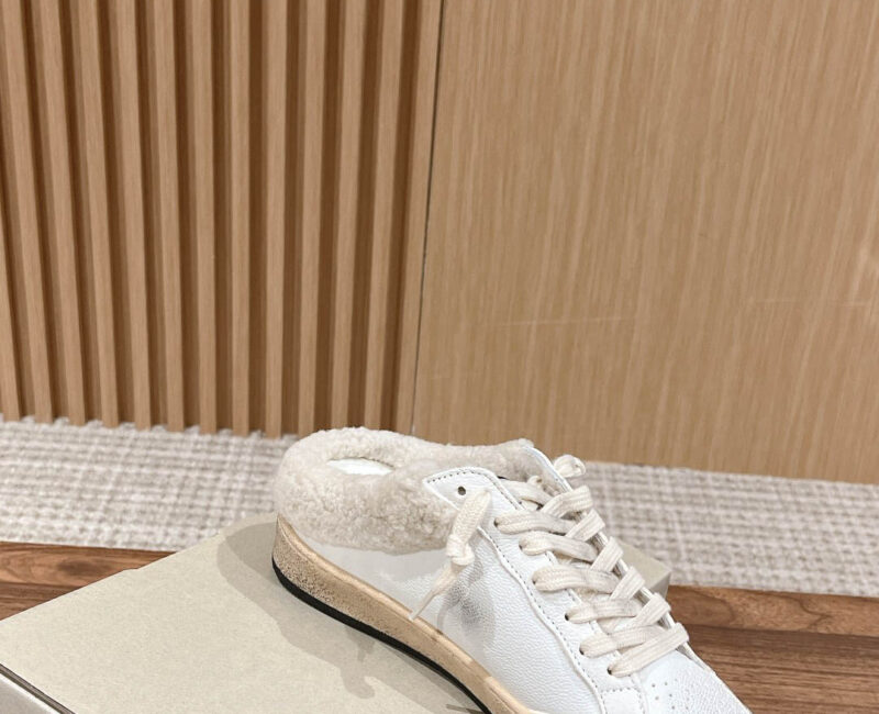 Giày Golden Goose baskets Ball Star Sabot White Beige Best Quality