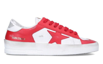 Giày Golden Goose Leather Stardan Red Sneakers Best Quality