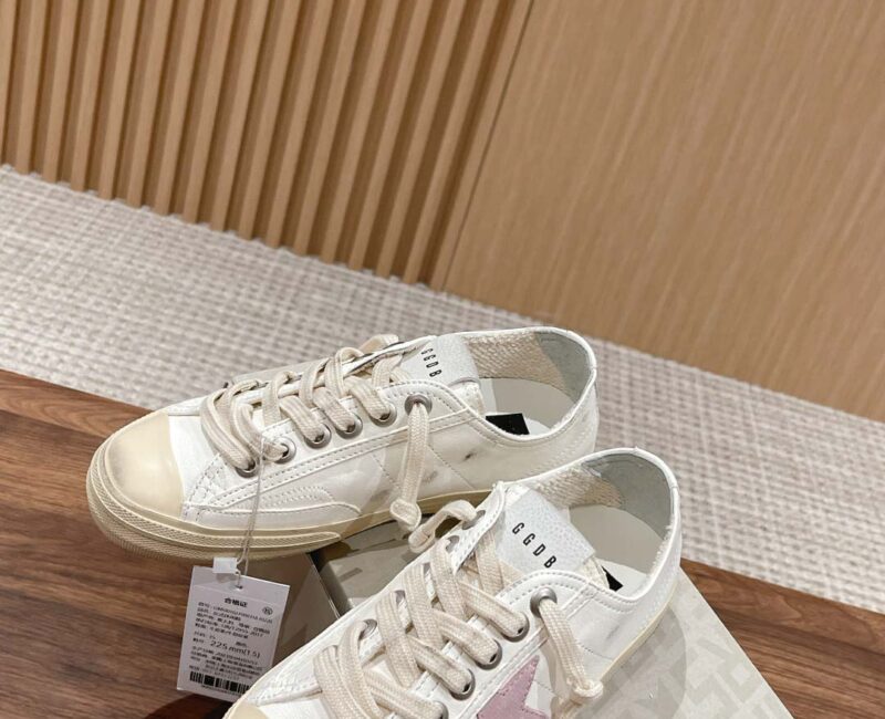 Giày Golden Goose Leather V-Star 2 Sneakers Best Quality