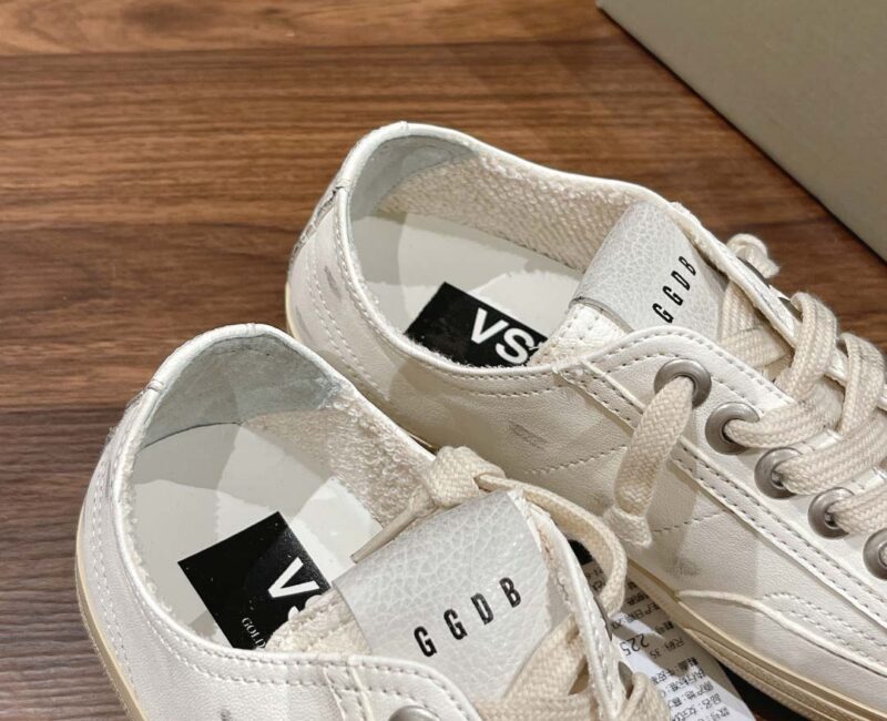 Giày Golden Goose Leather V-Star 2 Sneakers Best Quality