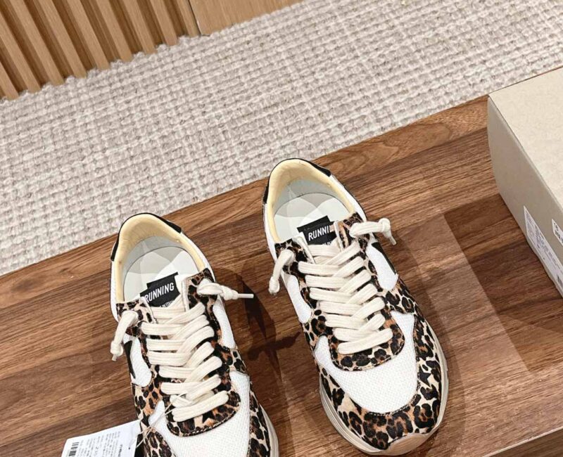 Giày Golden Goose Leopard Print Running Sole Best Quality