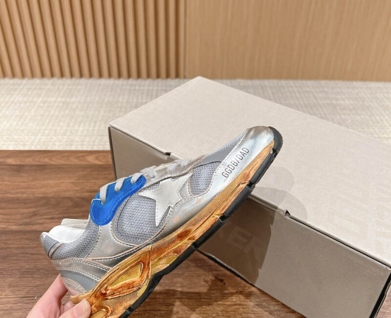 Giày Golden Goose Running Dad - Silver White Best Quality