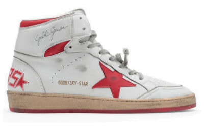 Giày Golden Goose Sky Star High ‘White Red’ Best Quality