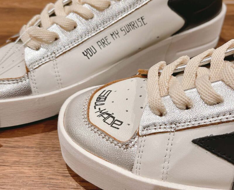 Giày Golden Goose Stardan Silver Black Best Quality