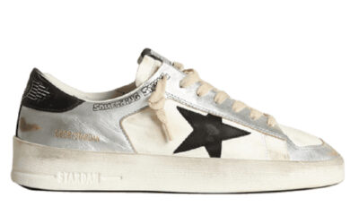 Giày Golden Goose Stardan Silver Black Best Quality