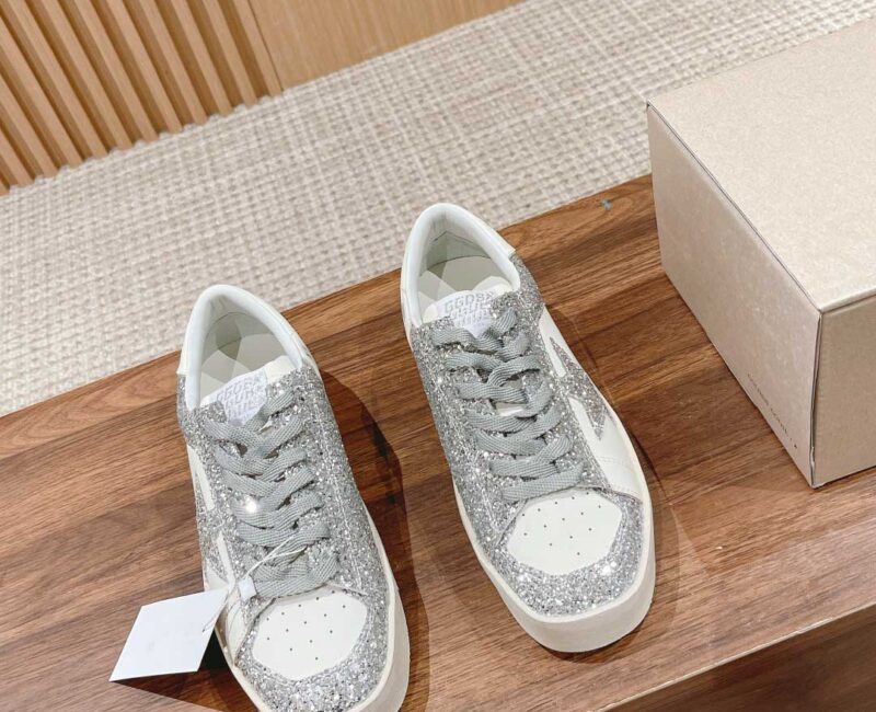 Giày Golden Goose Stardan White Grey Best Quality