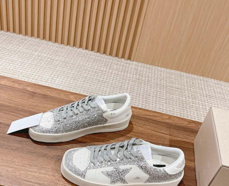 Giày Golden Goose Stardan White Grey Best Quality