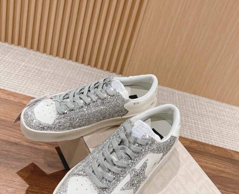 Giày Golden Goose Stardan White Grey Best Quality