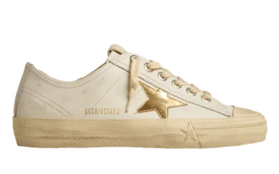 Giày Golden Goose V Star 2 Leather Laminated Star Gold Best Quality