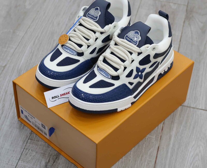 Giày Louis Vuitton LV Skate Sneaker Marine White Best Quality