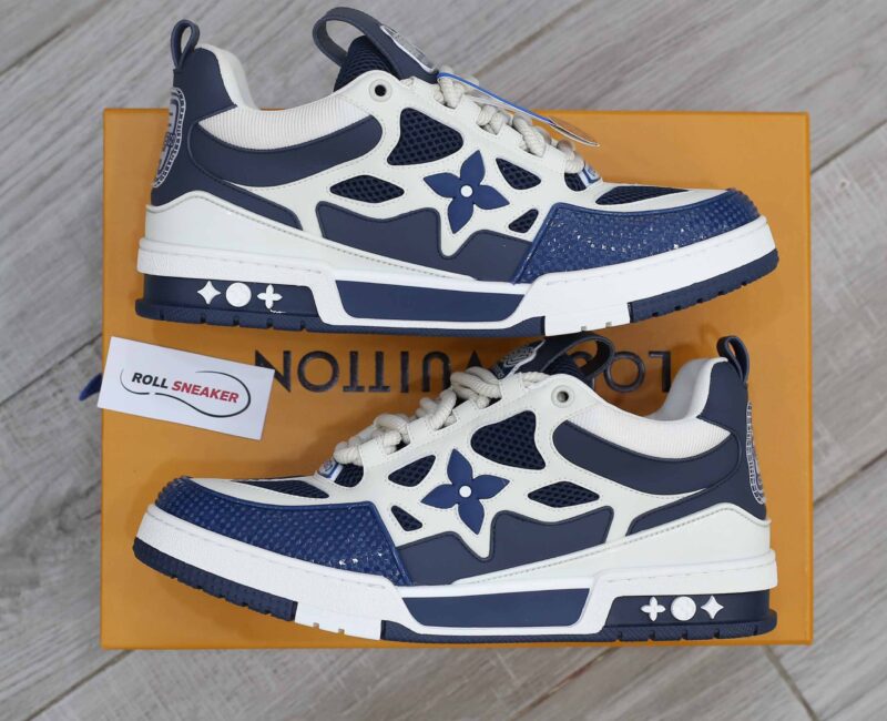 Giày Louis Vuitton LV Skate Sneaker Marine White Best Quality