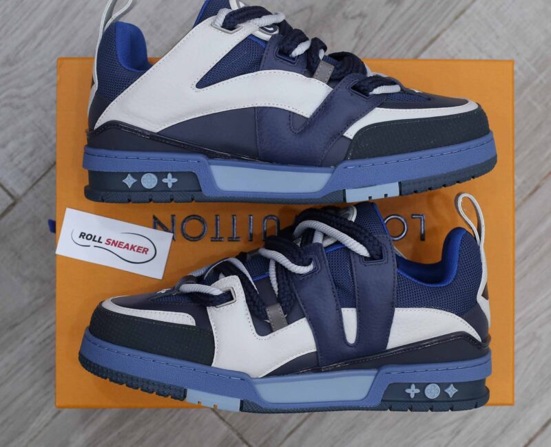 Giày Louis Vuitton Lv Skate Trainers Navy Best Quality