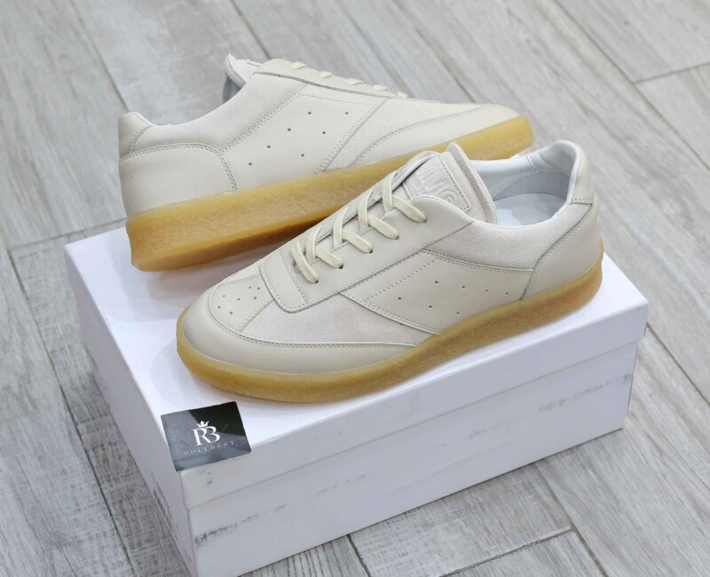 Giày MM6 by Maison Martin Margiela 6 Court Sneakers White Best Quality