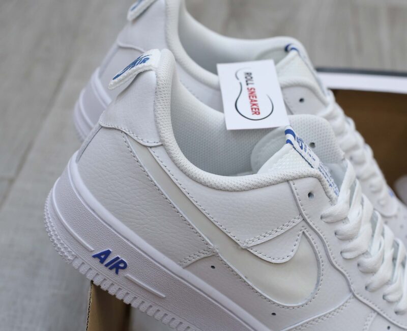 Giày Nike Air Force 1 ’07 LV8 ‘White Dark Marina Blue’ Like Auth