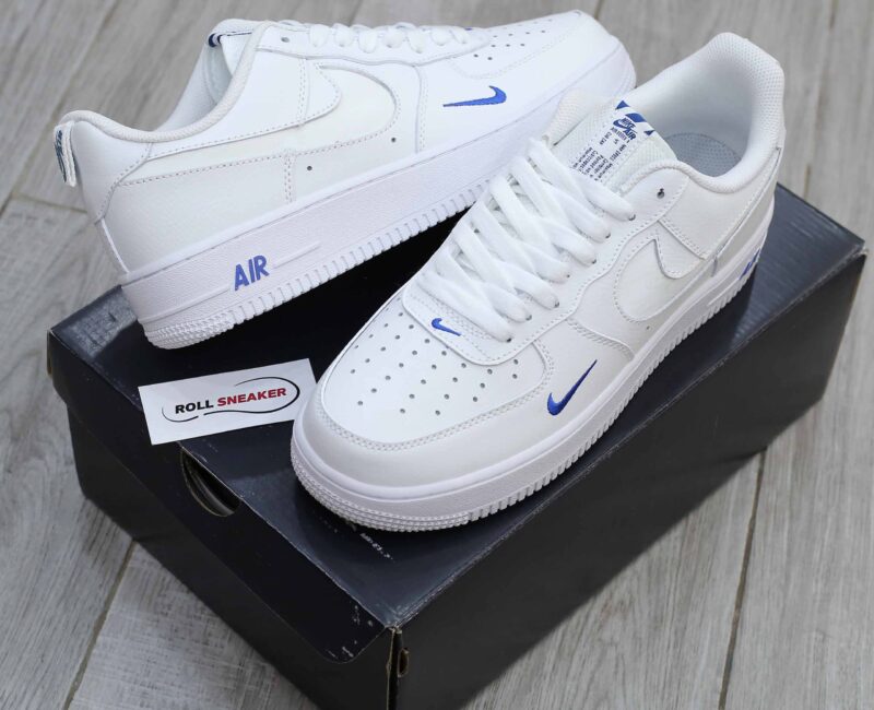 Giày Nike Air Force 1 ’07 LV8 ‘White Dark Marina Blue’ Like Auth