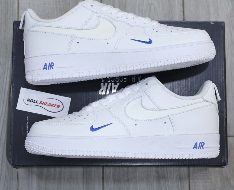 Giày Nike Air Force 1 ’07 LV8 ‘White Dark Marina Blue’ Like Auth