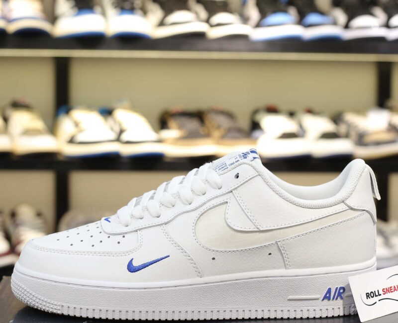 Giày Nike Air Force 1 ’07 LV8 ‘White Dark Marina Blue’ Like Auth