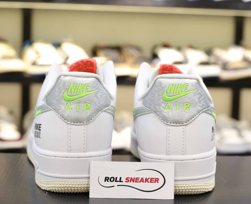 Giày Nike Air Force 1 Low Just Do It White Stitch Like Auth