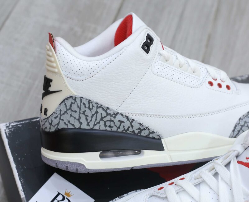 Giày Nike Air Jordan 3 Retro White Cement Reimagined Best Quality