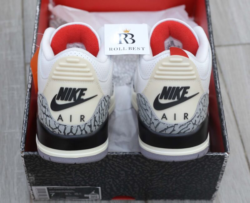 Giày Nike Air Jordan 3 Retro White Cement Reimagined Best Quality