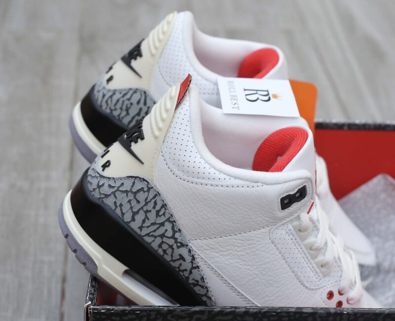 Giày Nike Air Jordan 3 Retro White Cement Reimagined Best Quality