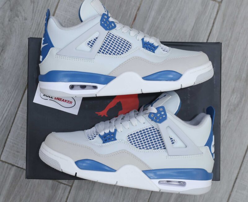 Giày Nike Air Jordan 4 Retro ‘Military Blue’ Like Auth