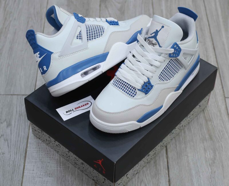 Giày Nike Air Jordan 4 Retro ‘Military Blue’ Like Auth