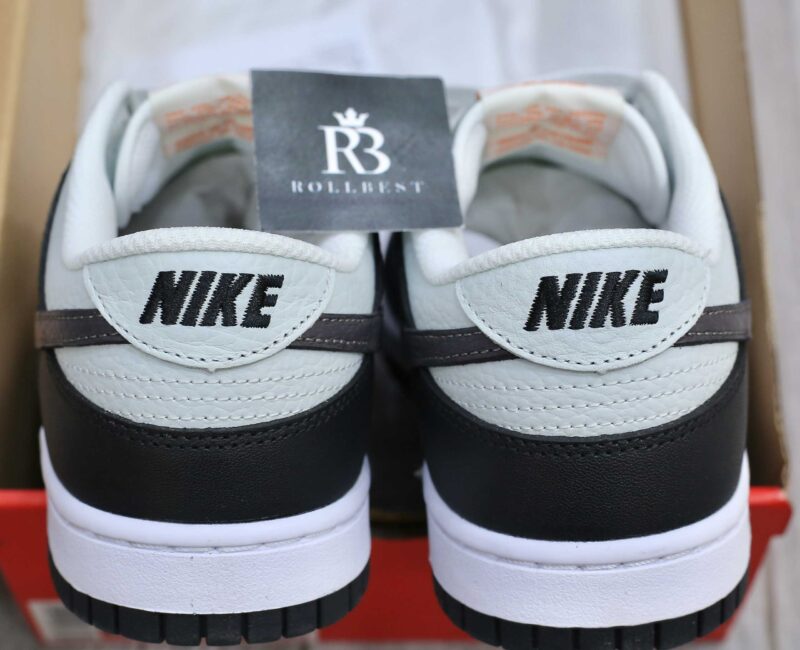 Giày Nike Dunk Low Grey Black Orange Mini Swoosh Best Quality