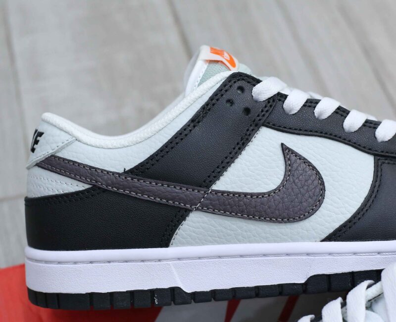 Giày Nike Dunk Low Grey Black Orange Mini Swoosh Best Quality