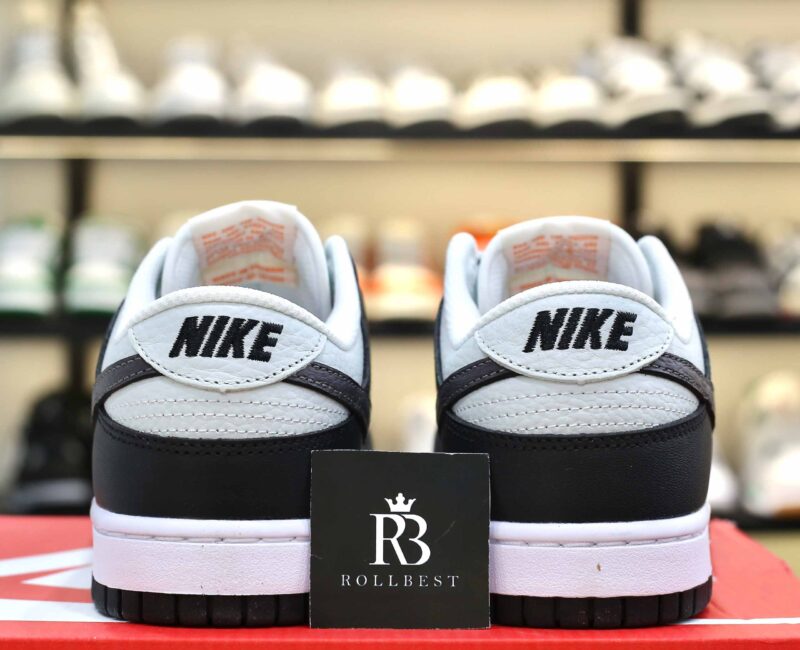 Giày Nike Dunk Low Grey Black Orange Mini Swoosh Best Quality