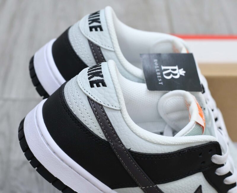 Giày Nike Dunk Low Grey Black Orange Mini Swoosh Best Quality